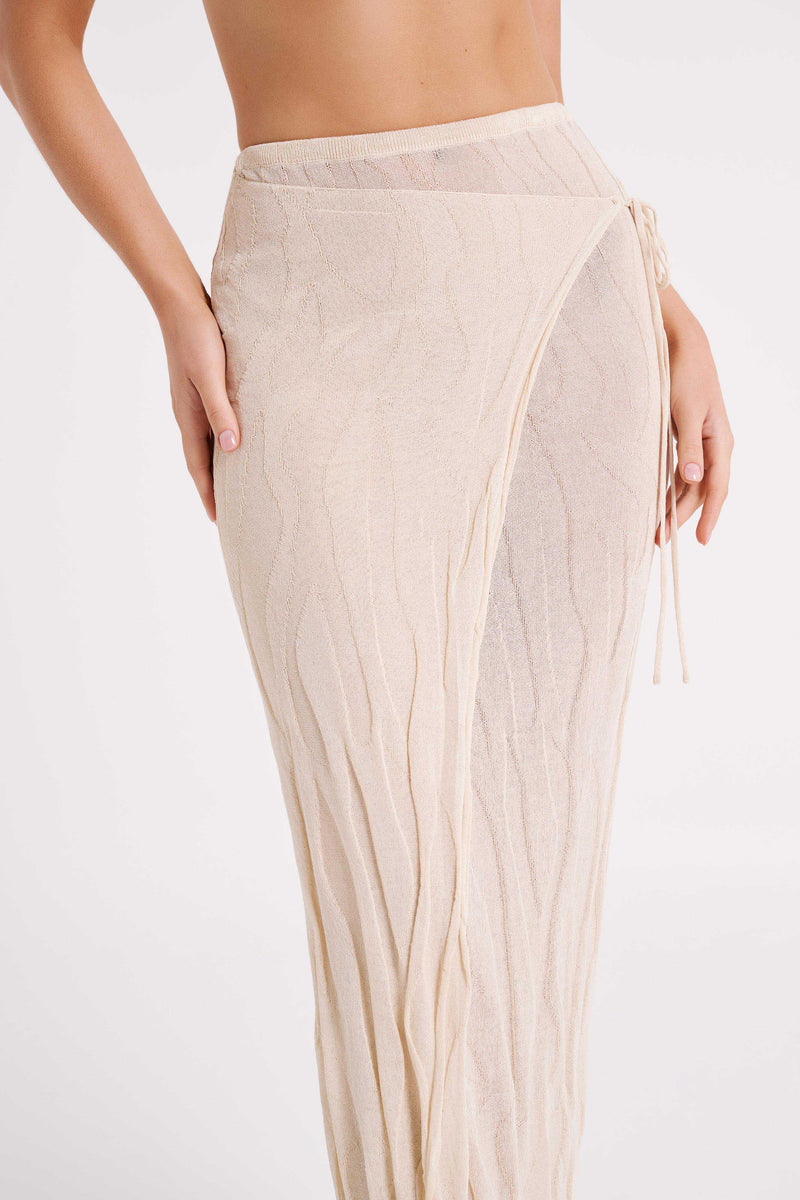 Kate & Mallory® Asymmetrical Layered Mesh Elastic Waist Midi Skirt on sale  at shophq.com - 750-729