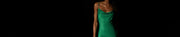 Image of green cowl neck front sleeveless maxi dress