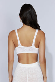 Mary Knit Bralette - White