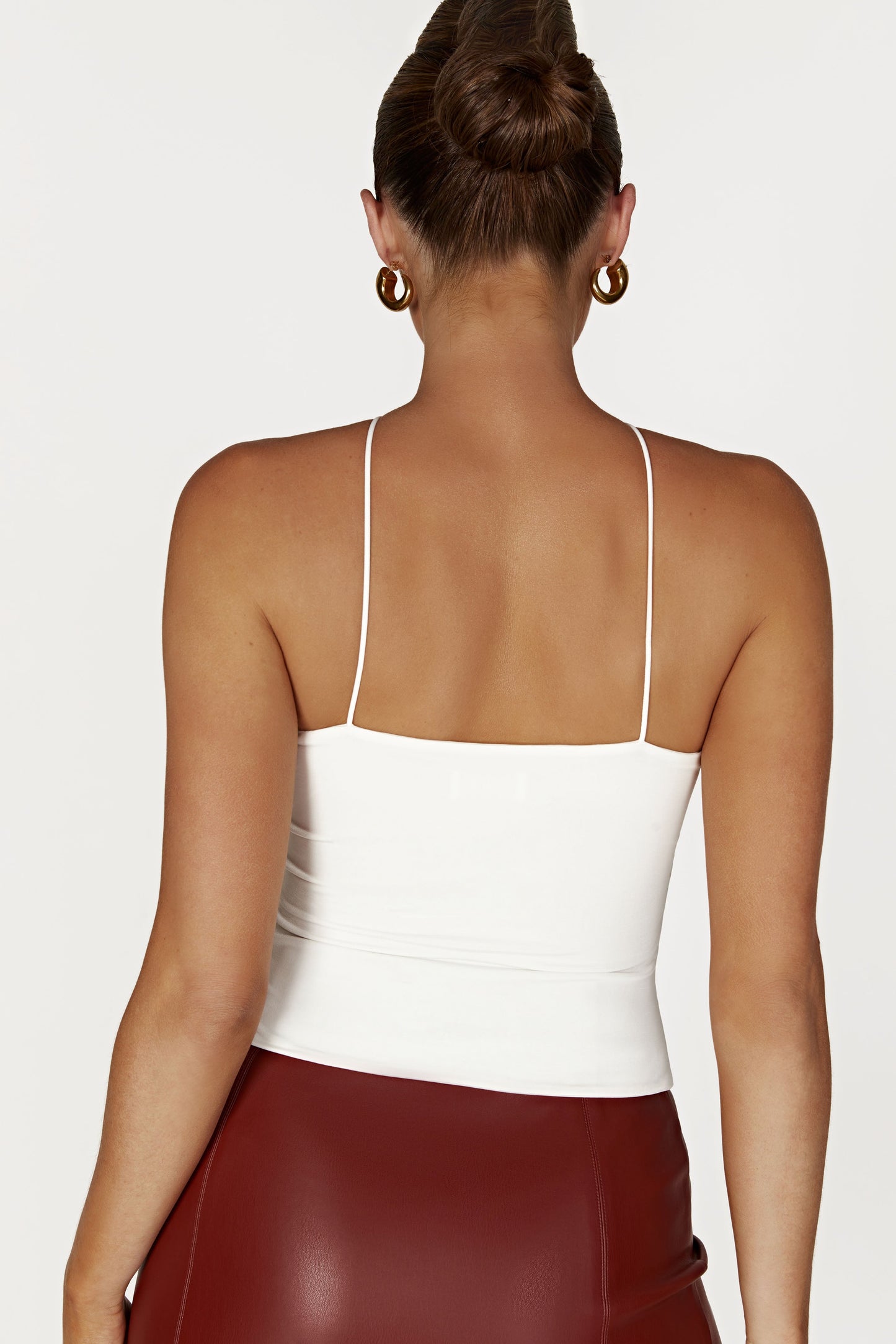 Adeline Rose Halter Top - White