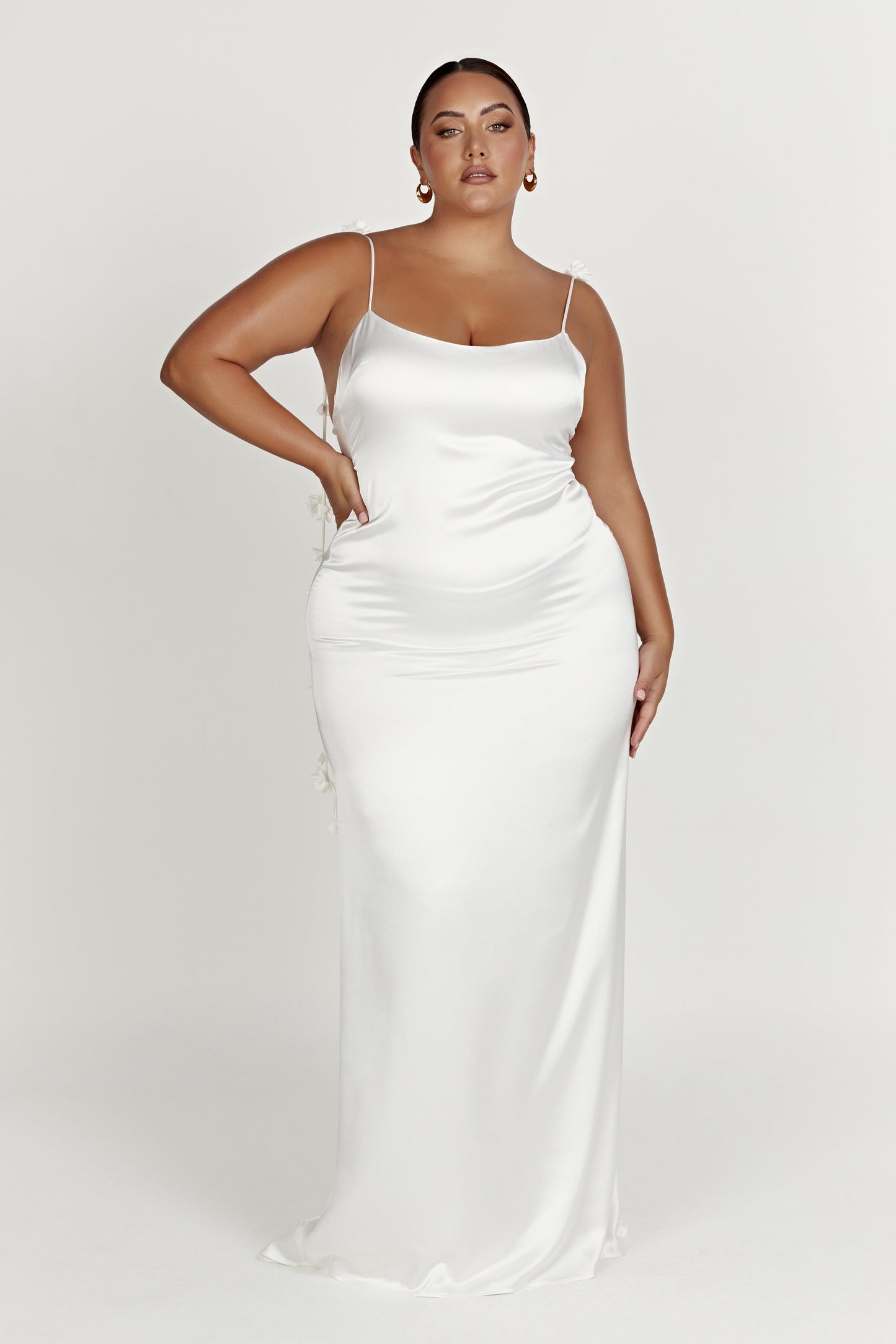 Elenora Rose Gown - White