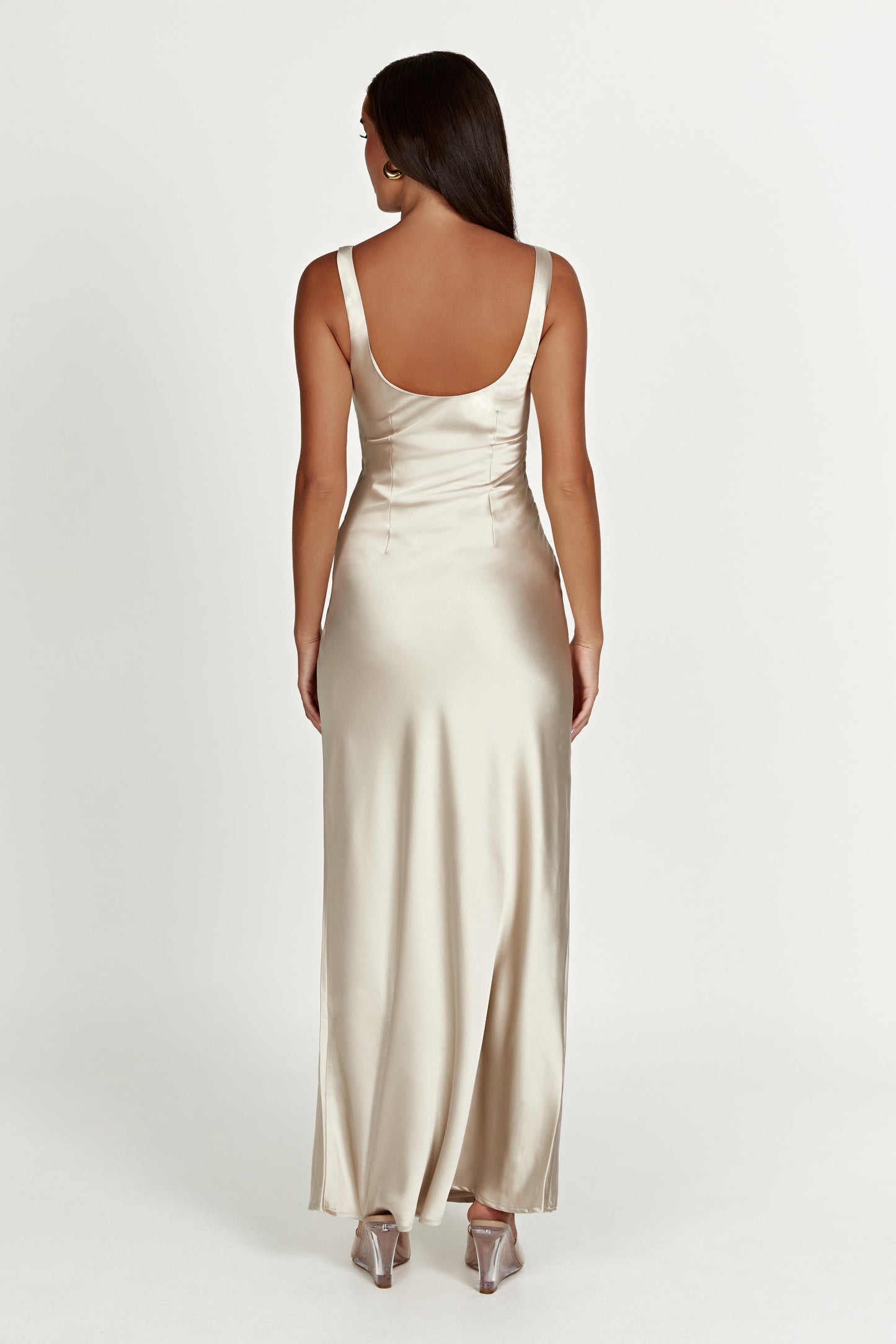 Arora Corset Maxi Dress - Champagne