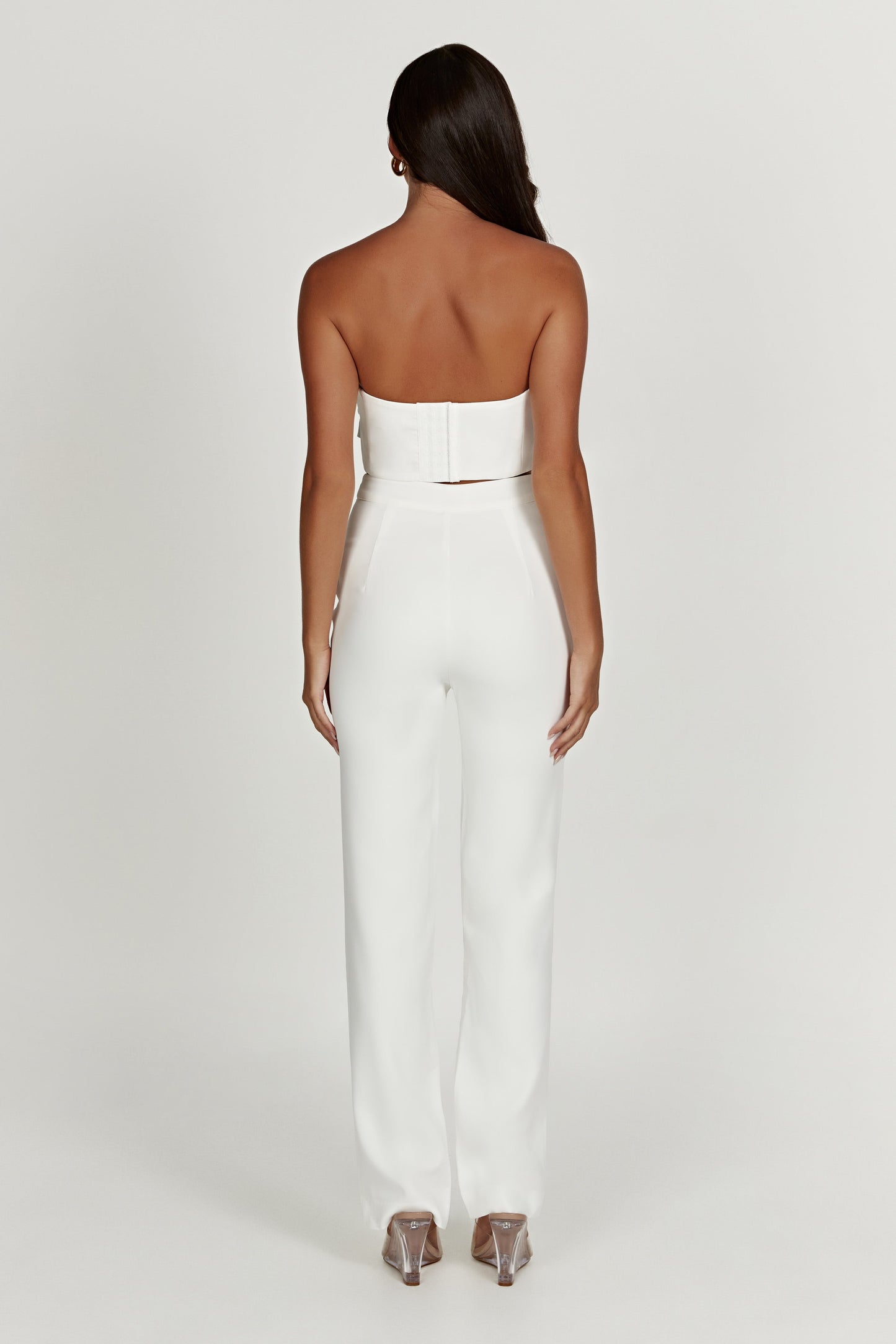 Allanah Straight Leg Pant - White