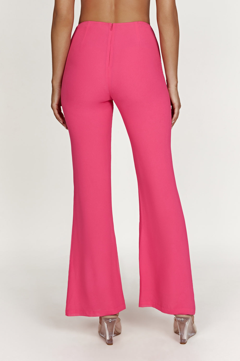 Daisie Chiffon Pants - Candy Pink