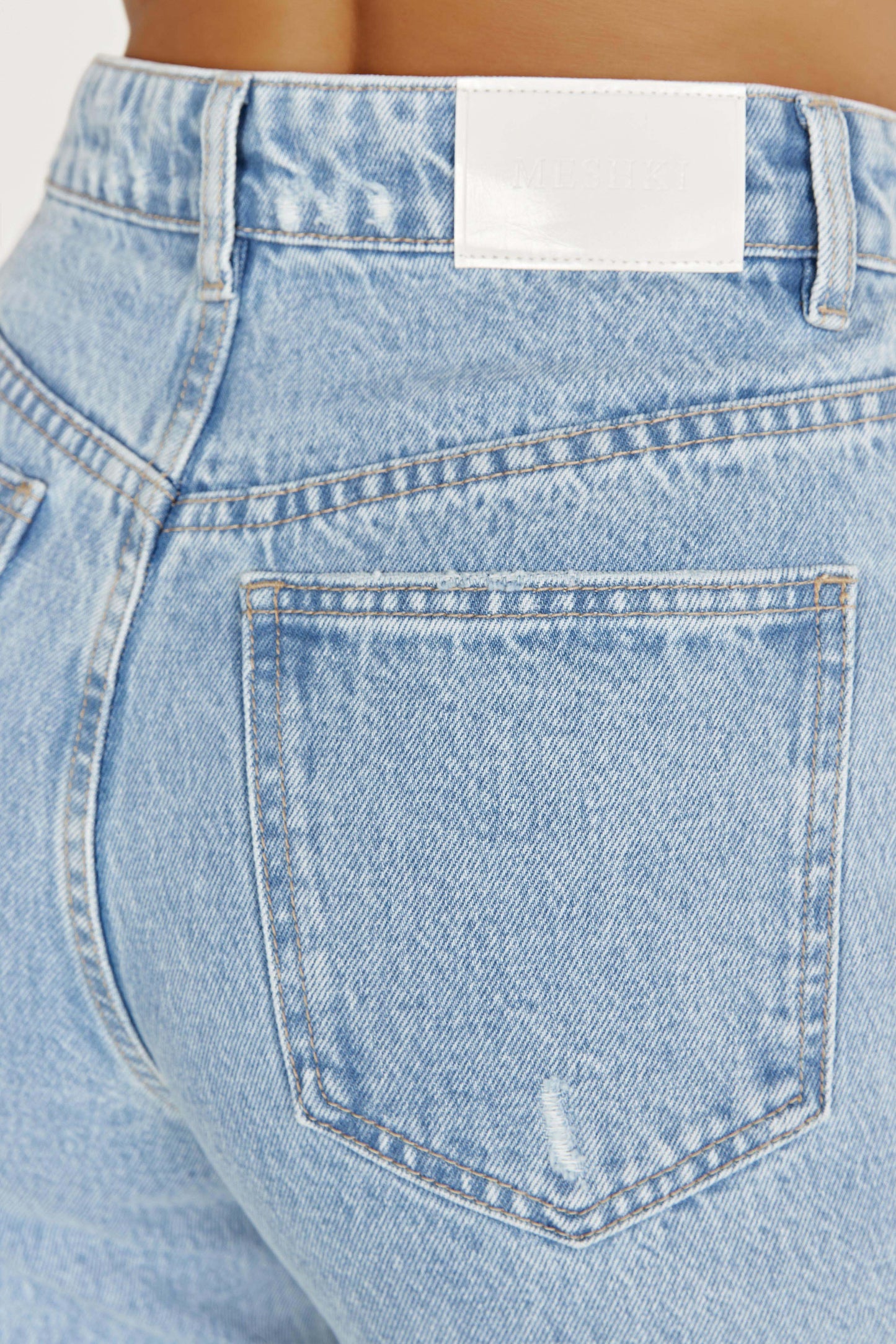 Tina Mom Jean - Mid Blue