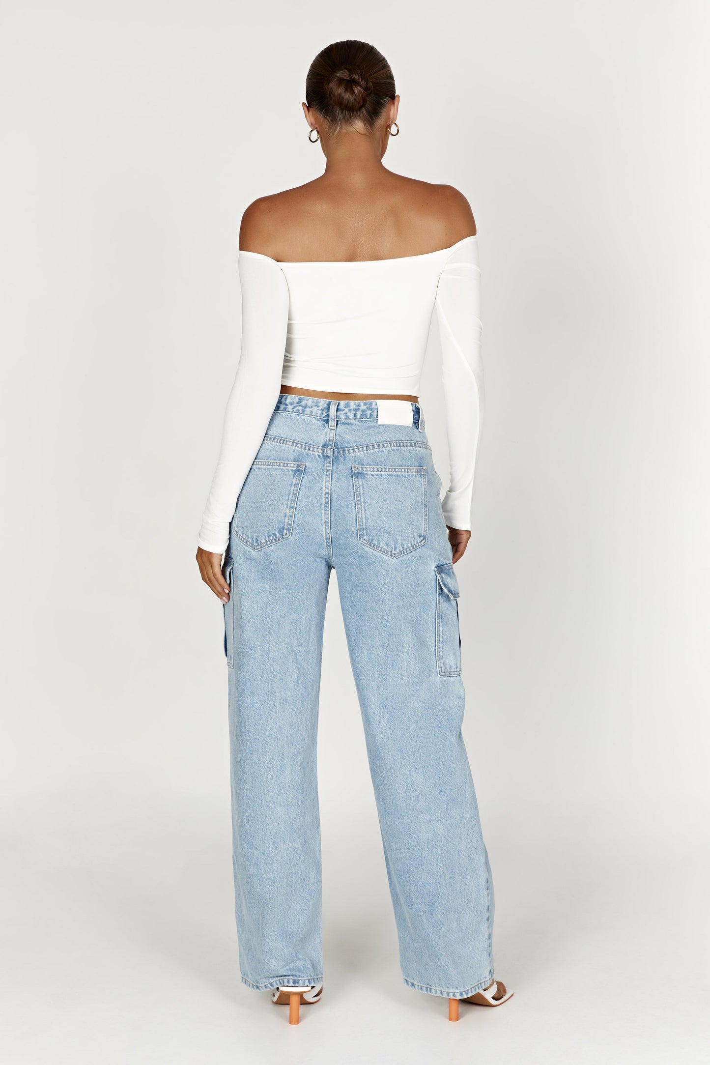 Jagger Mid Rise Oversized Denim Jean - Mid Blue