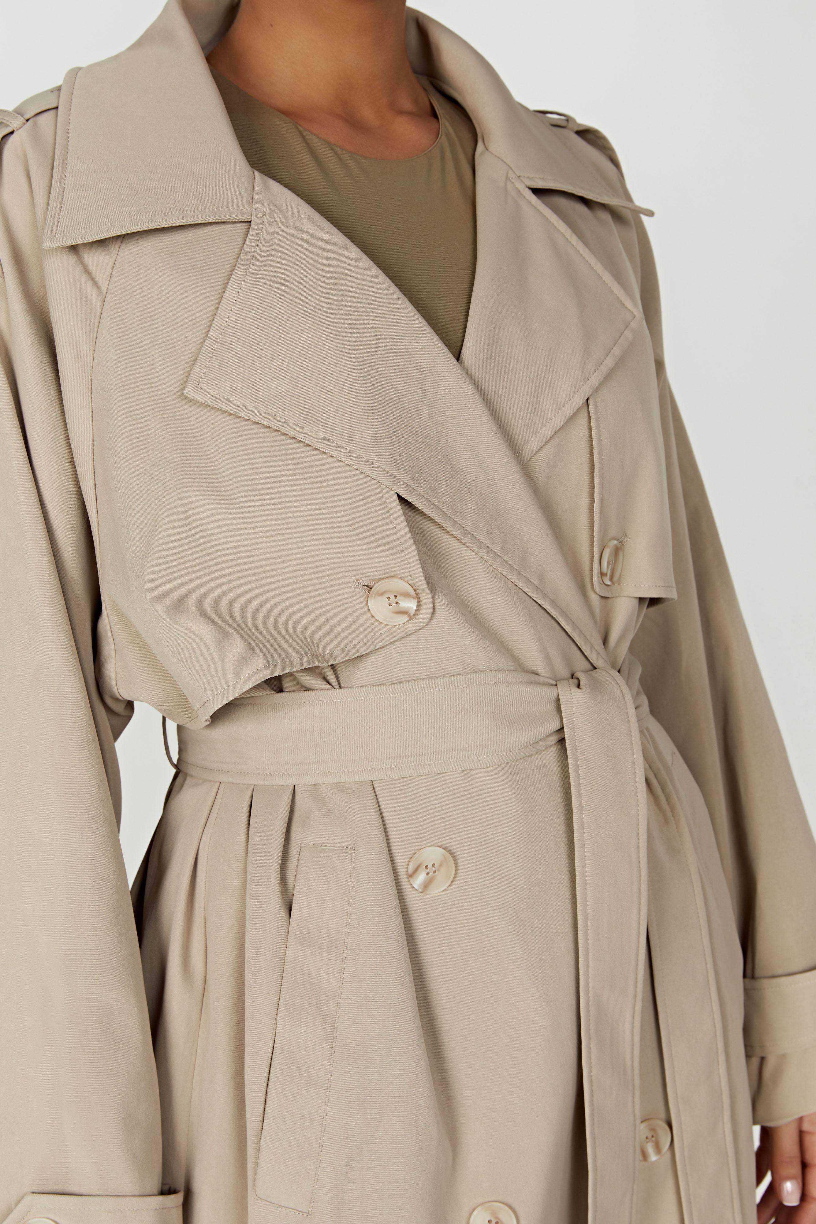 Modal blend trench coat best sale