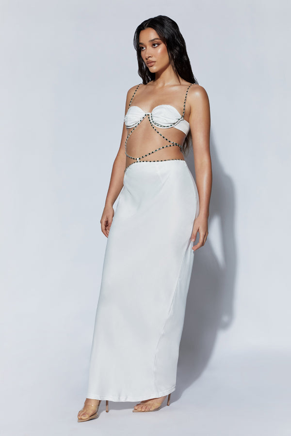 Havva Diamante Trim Maxi Skirt - … curated on LTK