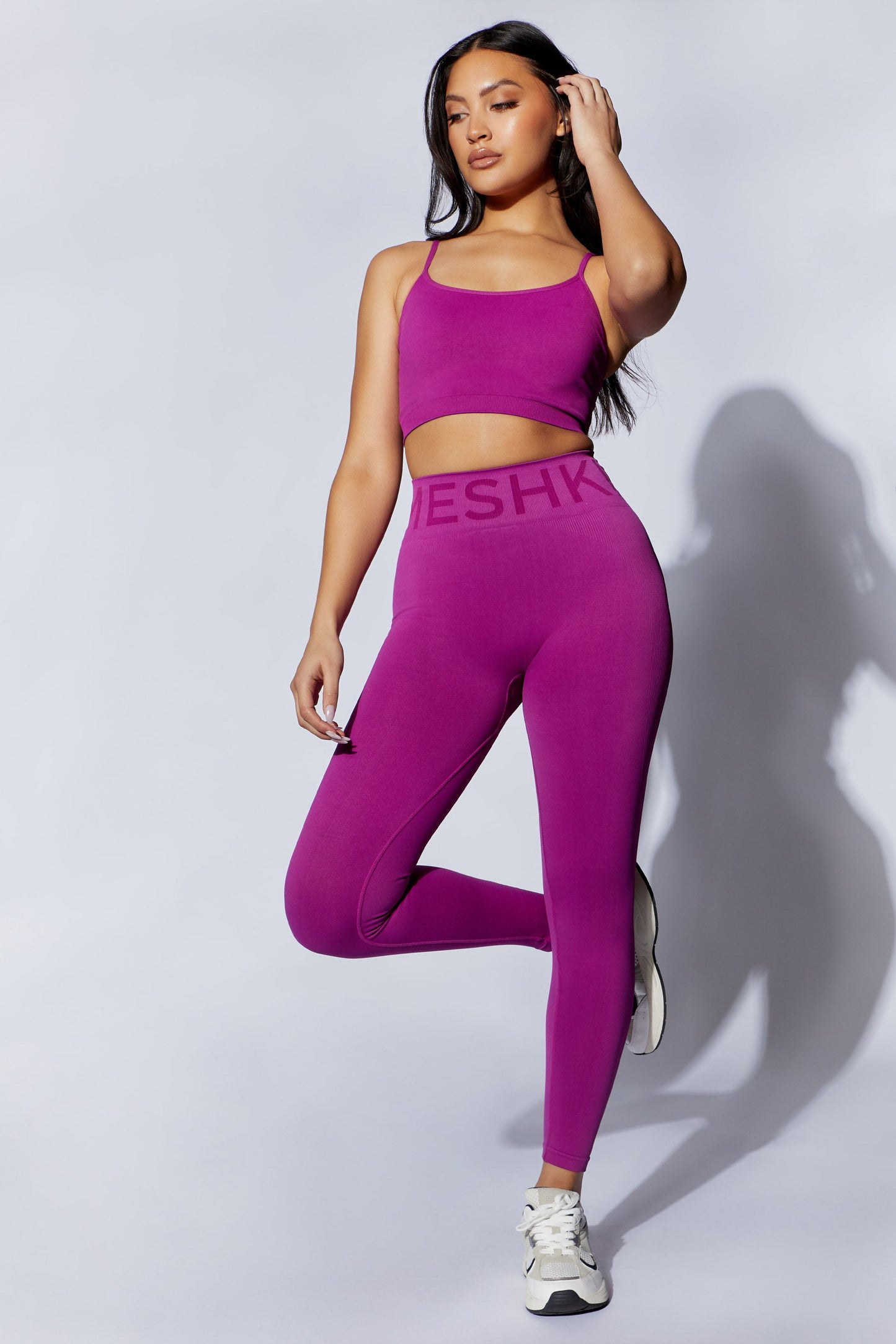 Lanie Scoop Neck Tank Top - Violet