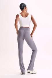 Sabrina Modal Straight Leg Pant - Slate Grey