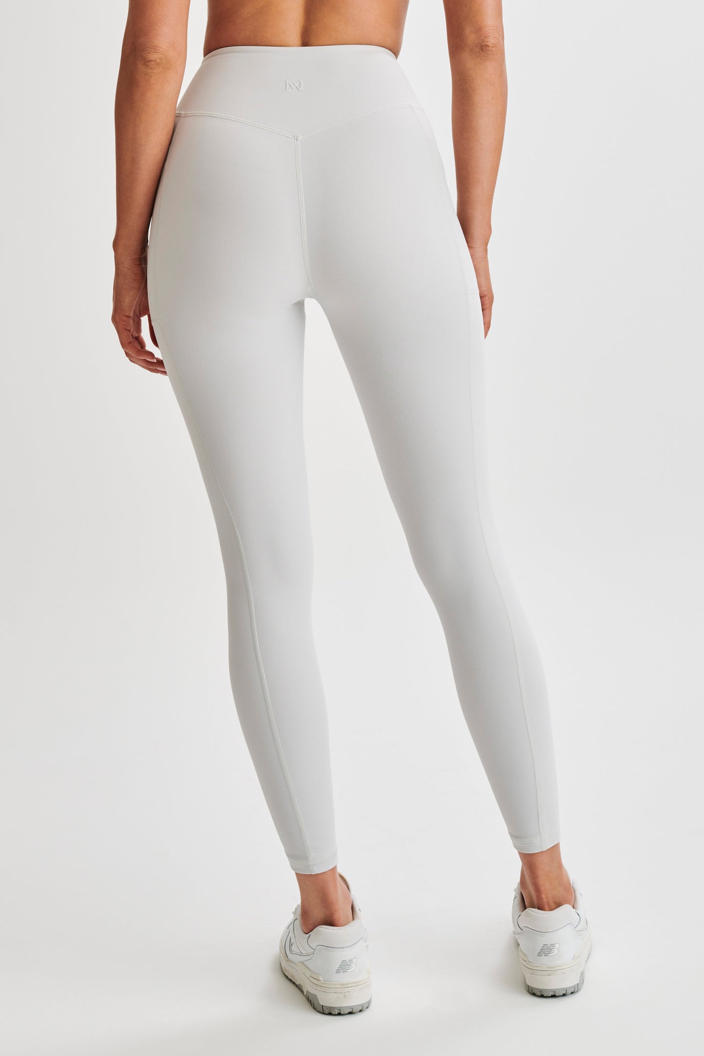 Briar V Back Leggings With Pockets - Ice Grey