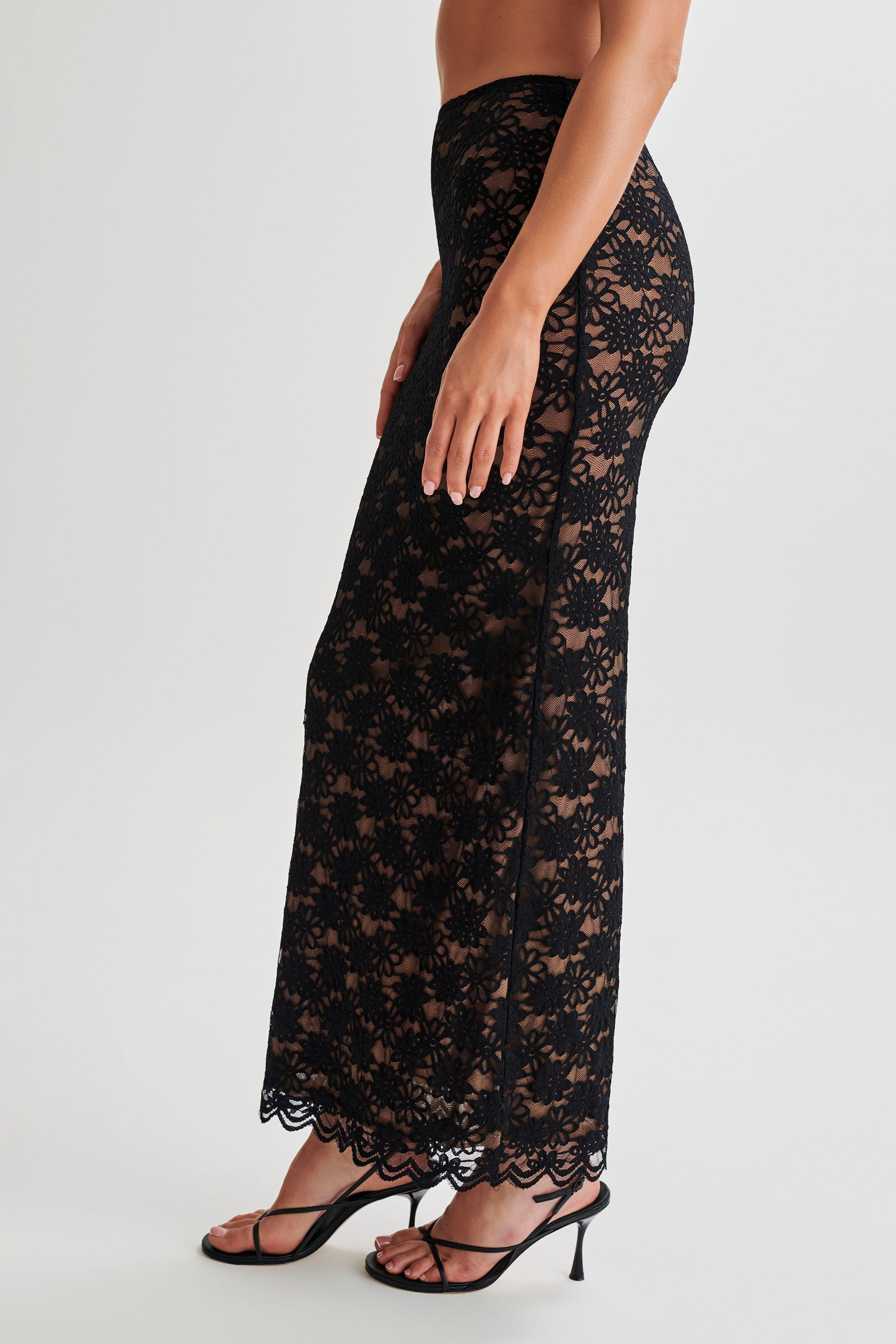 Nightcap black lace skirt best sale