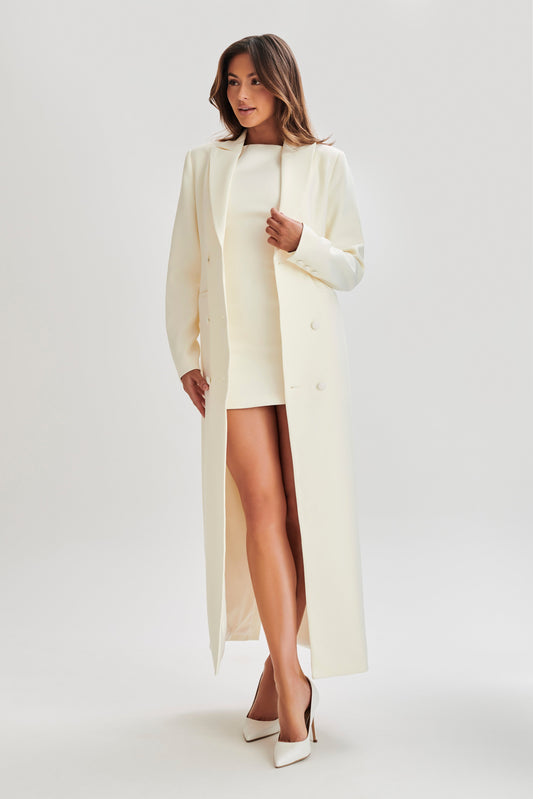 Carver Suiting Coat - Ivory