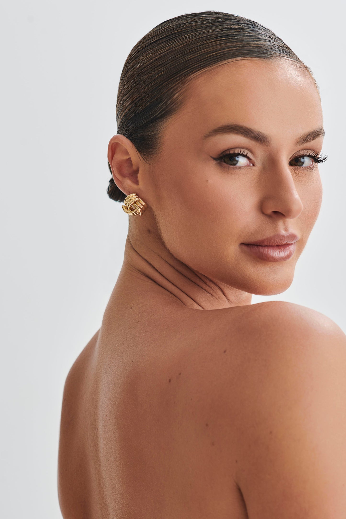 Rowan Knotted Earrings - Gold