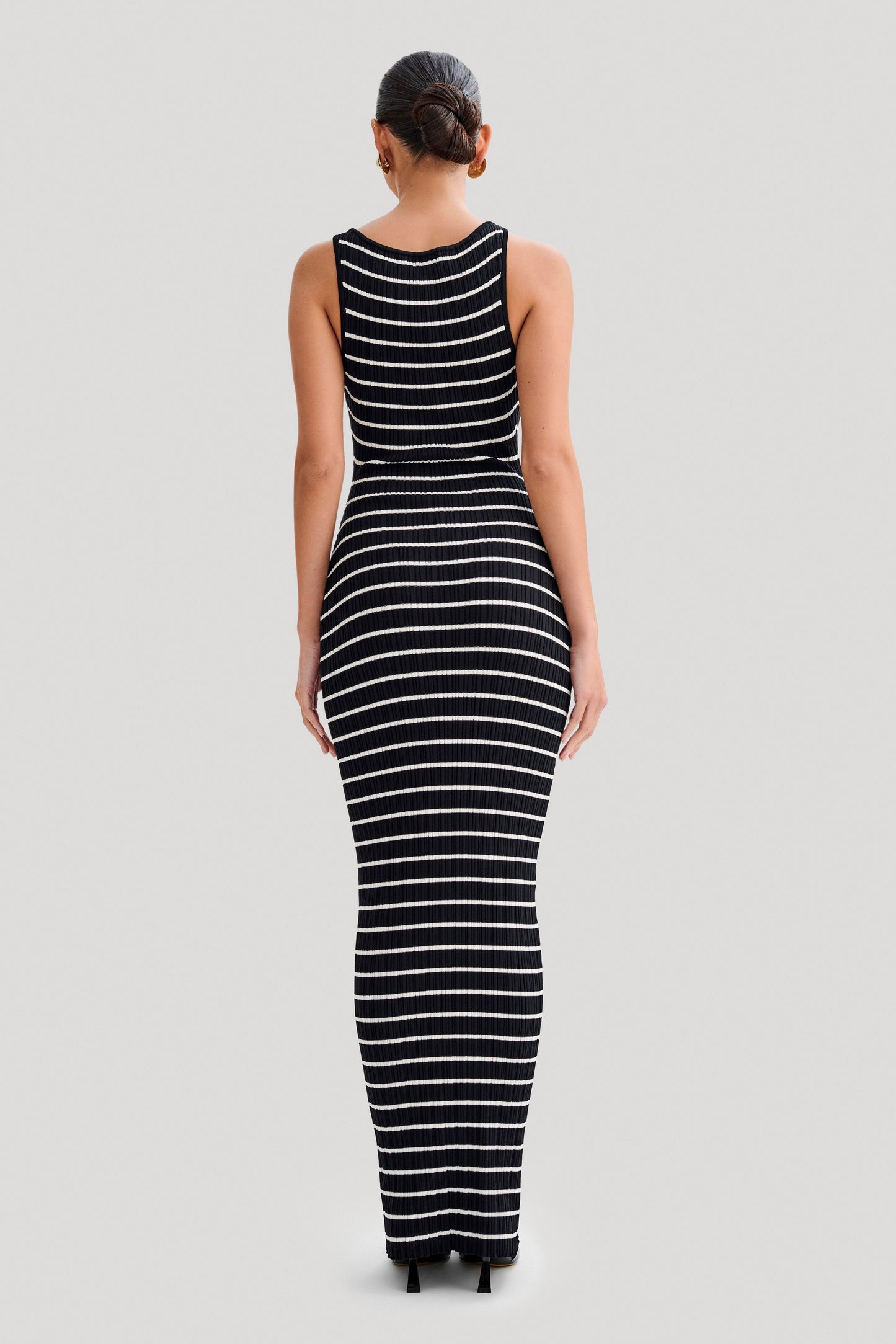 Seema Sleeveless Knit Maxi Dress - Black