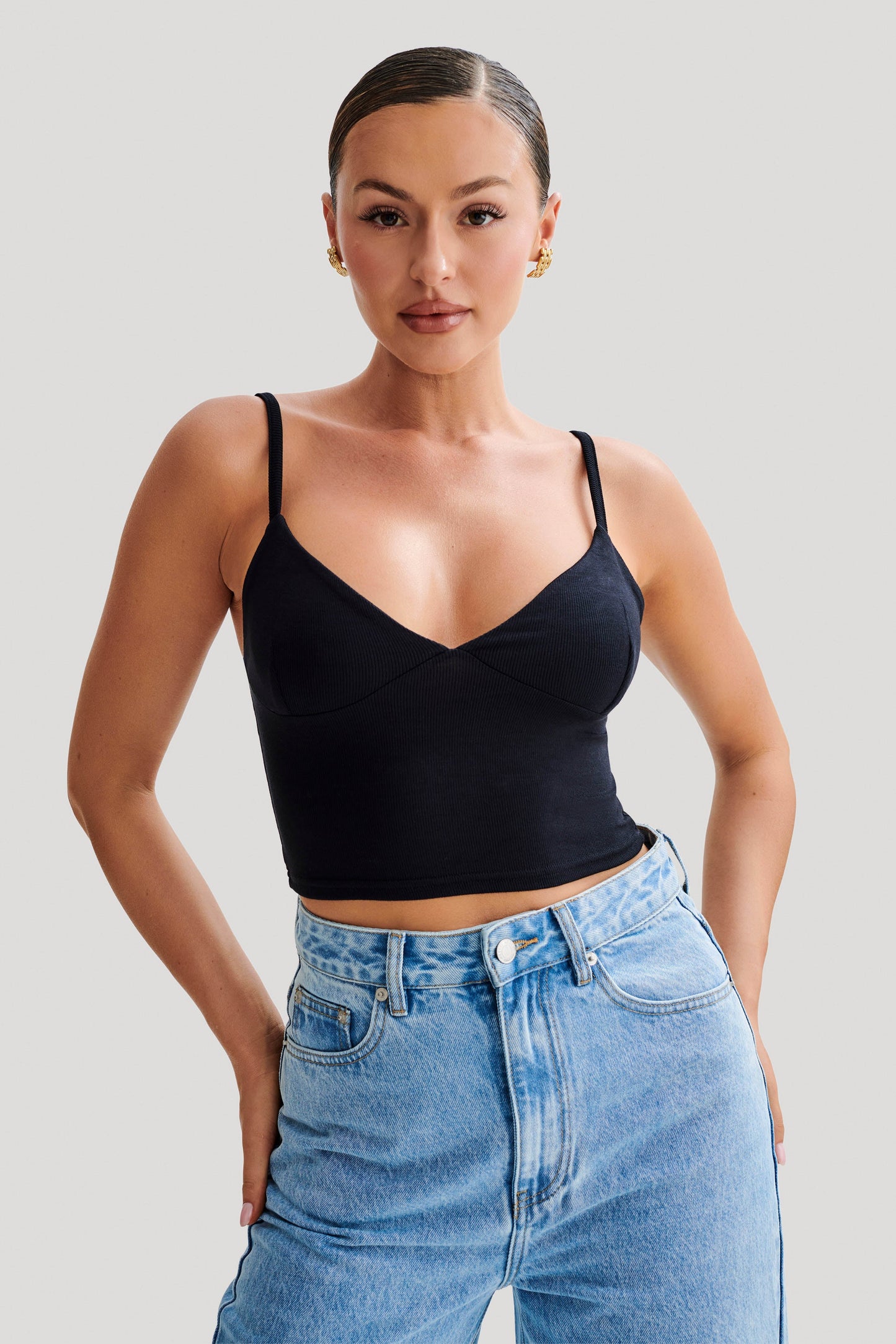 Porter Modal Cami Top - Black