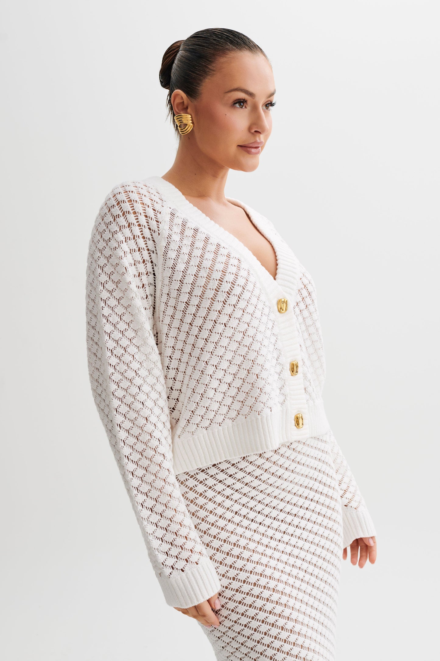 Mirabella Knit Cardigan - Ivory