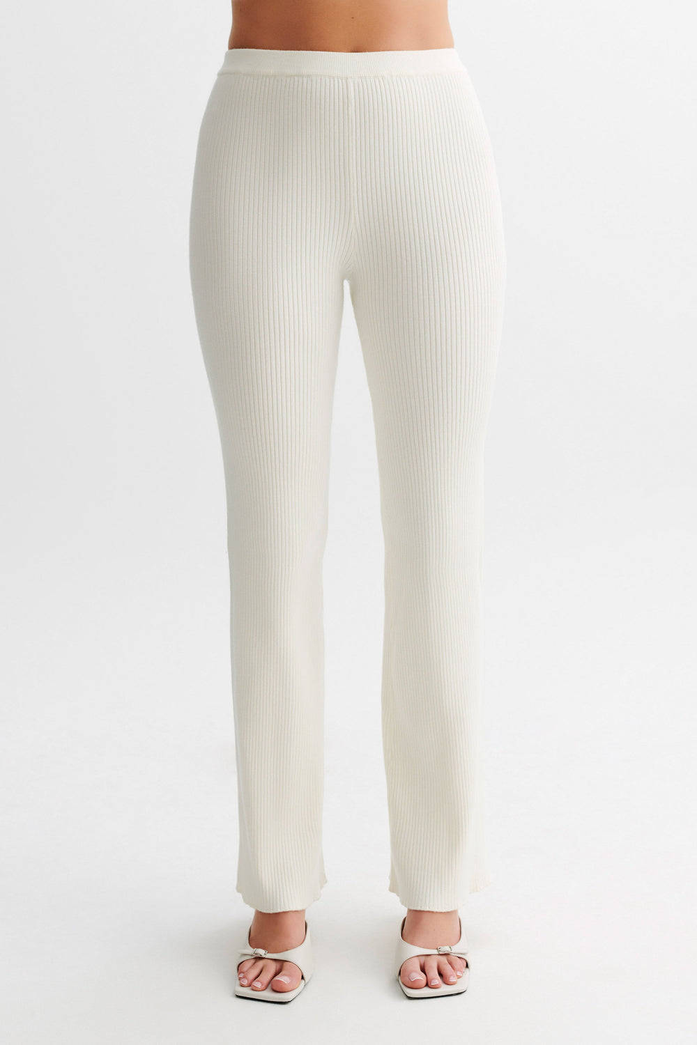 Calypso Knit Trousers - Ivory