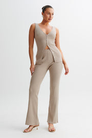 Calypso Knit Trousers - Tawny Grey