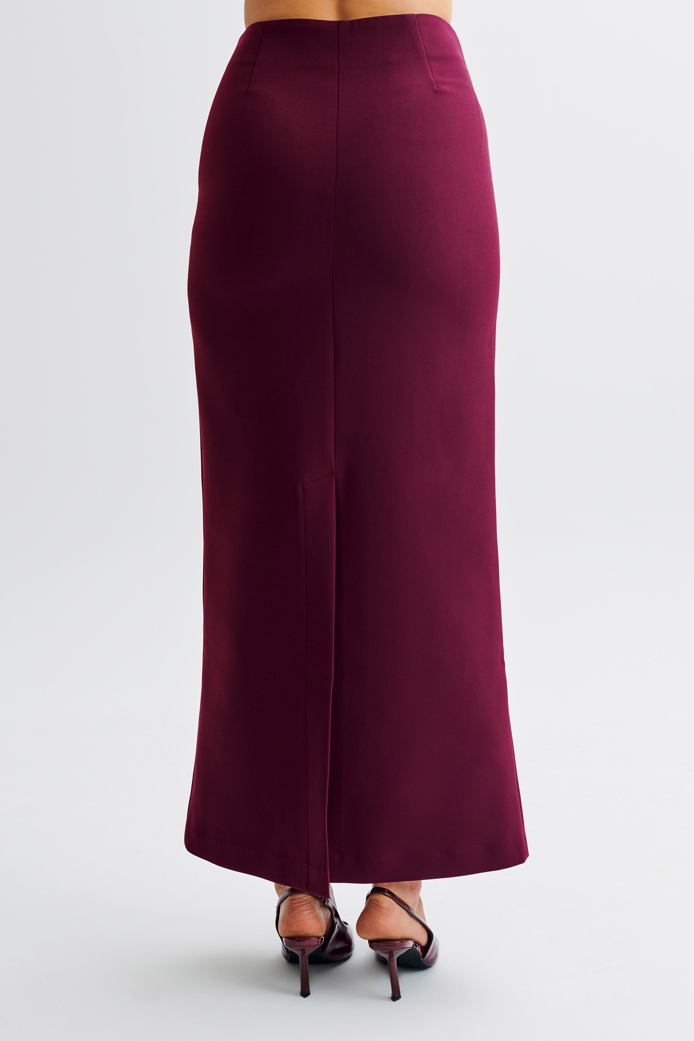 Long linen skirt Manao shops plum