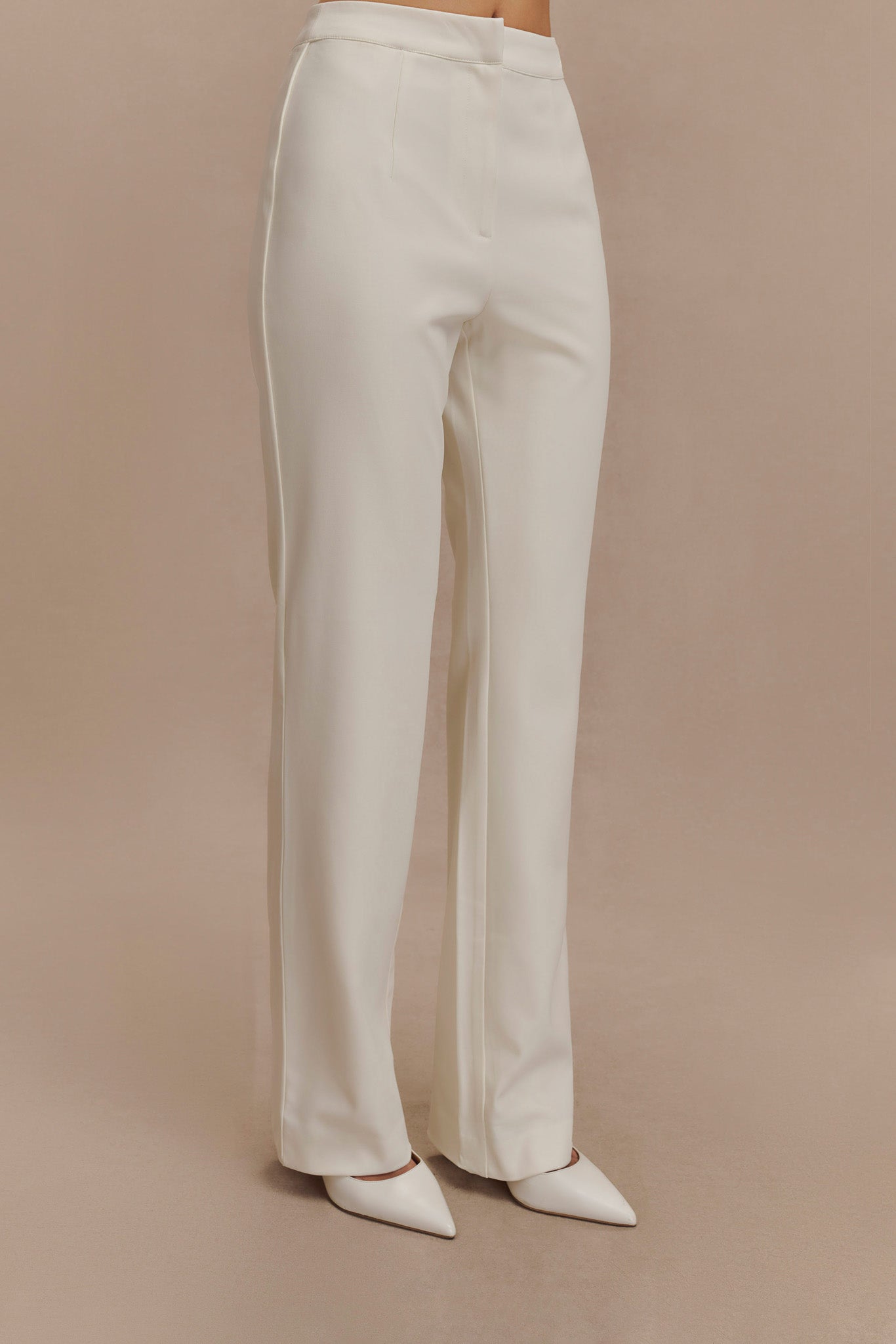 Allanah Straight Leg Pant - Ivory