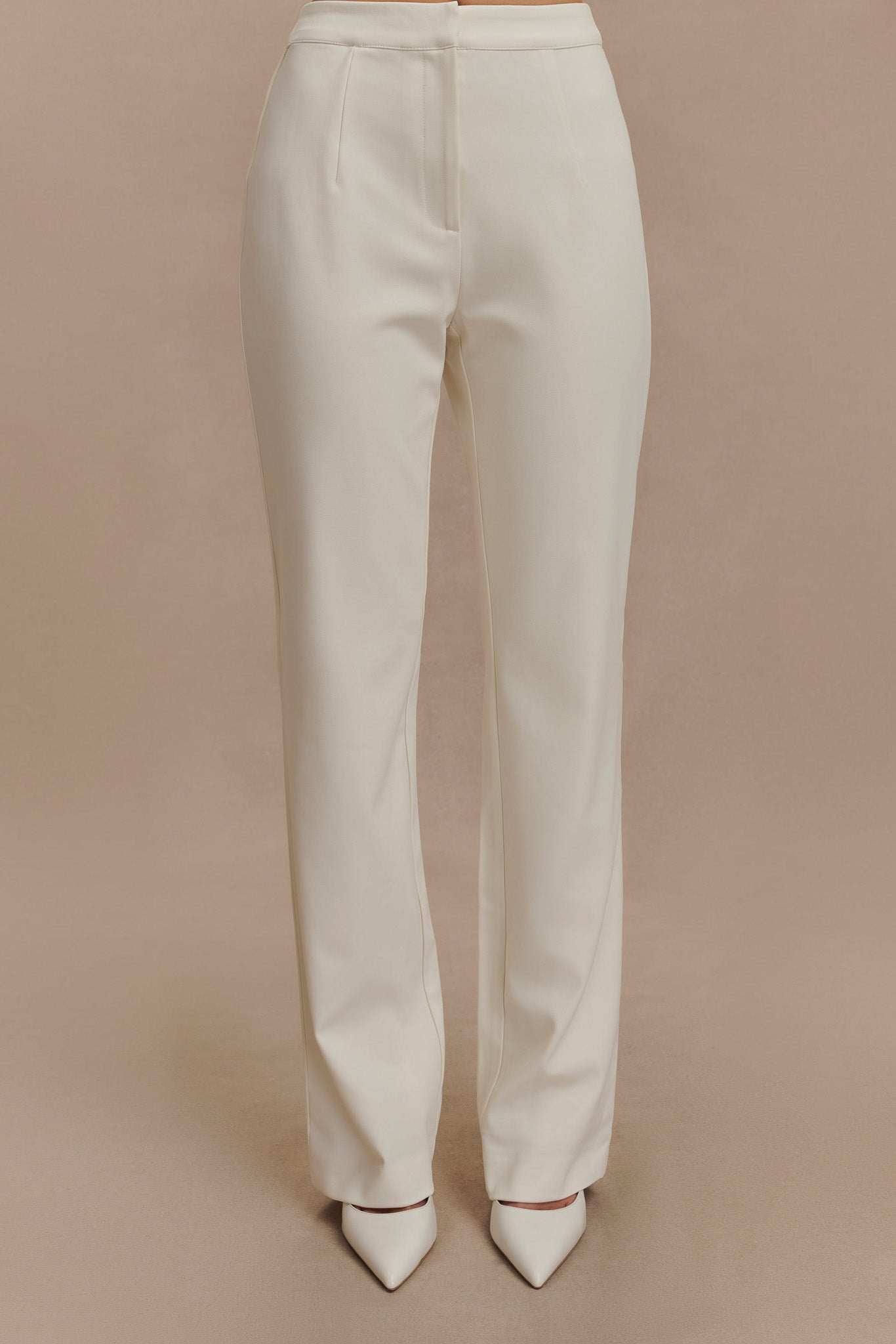 Allanah Straight Leg Pant - Ivory