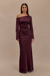 Avery Long Sleeve Maxi Dress - Gold