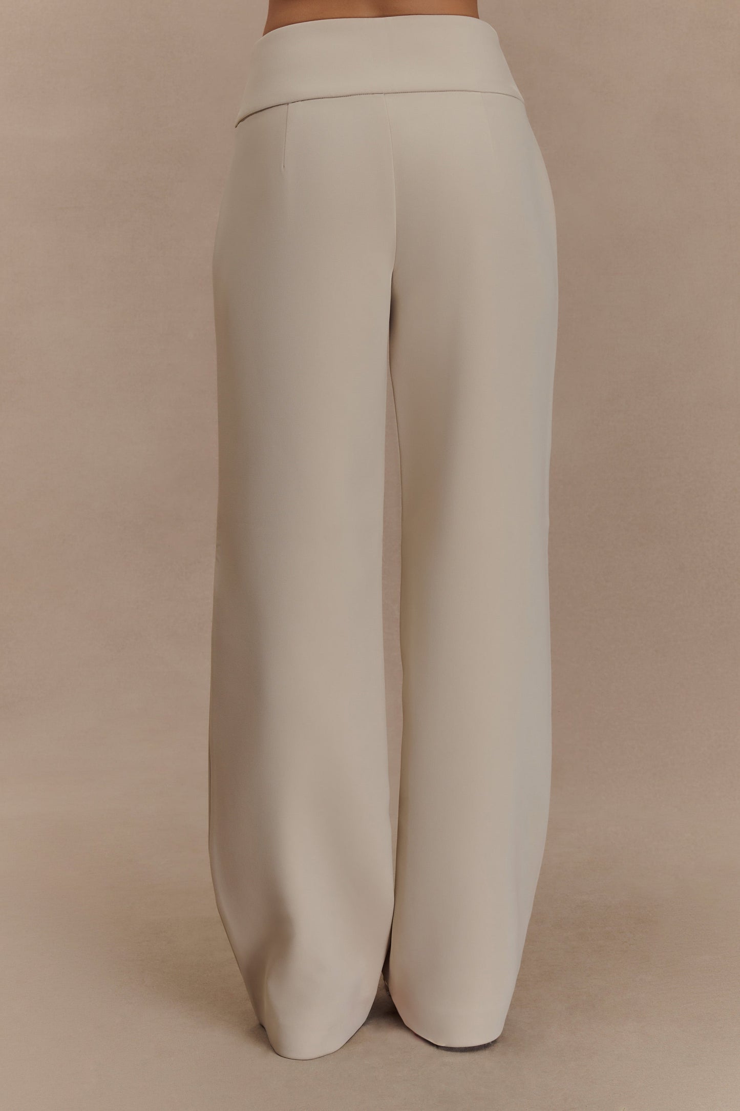 Lindie Straight Leg Suiting Pants - Sand