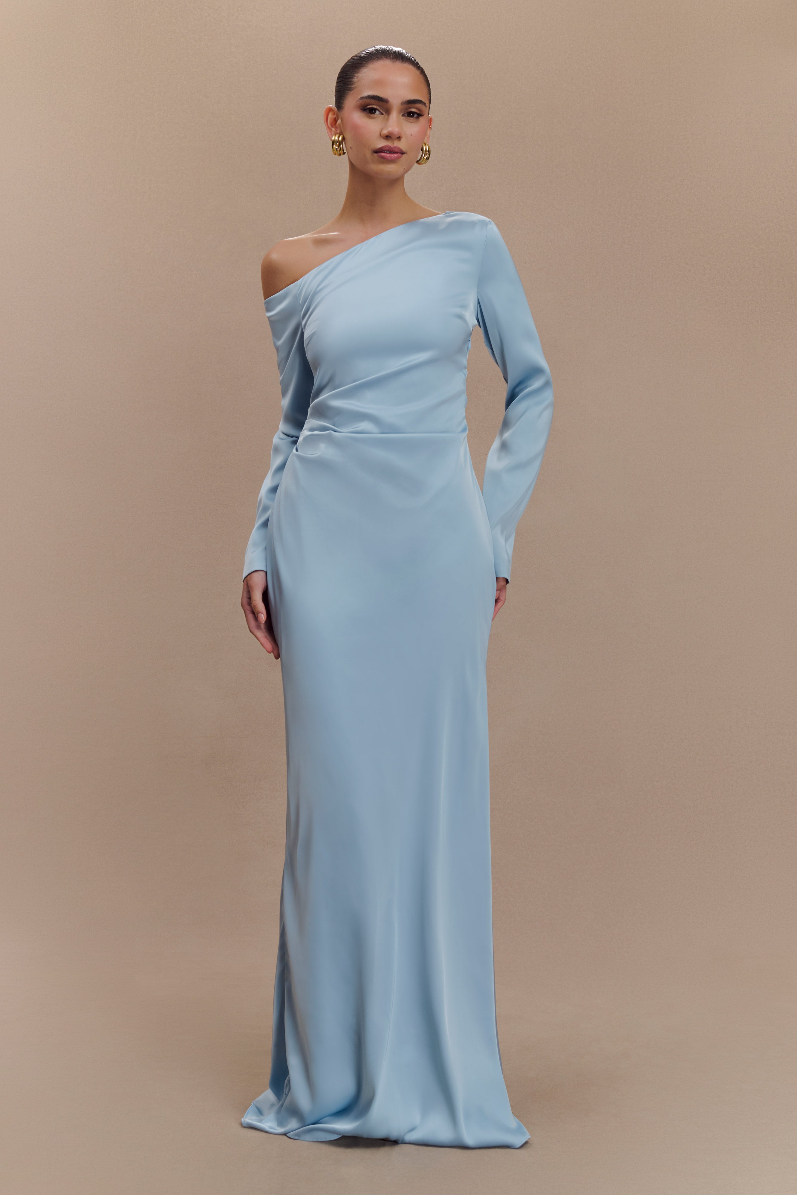 Cornflower blue long dress hotsell