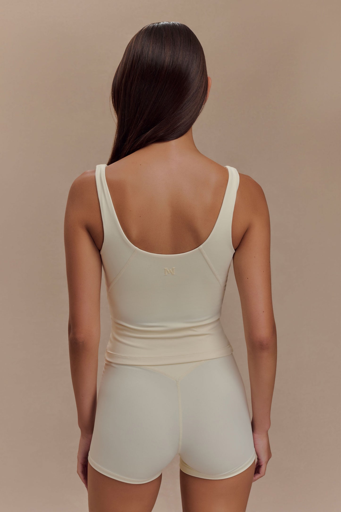 Alexandra Yoga Top - Ivory