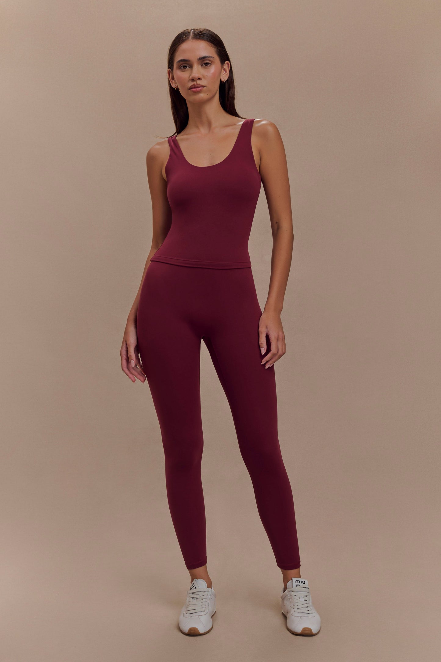 Callie Active Leggings - Burgundy