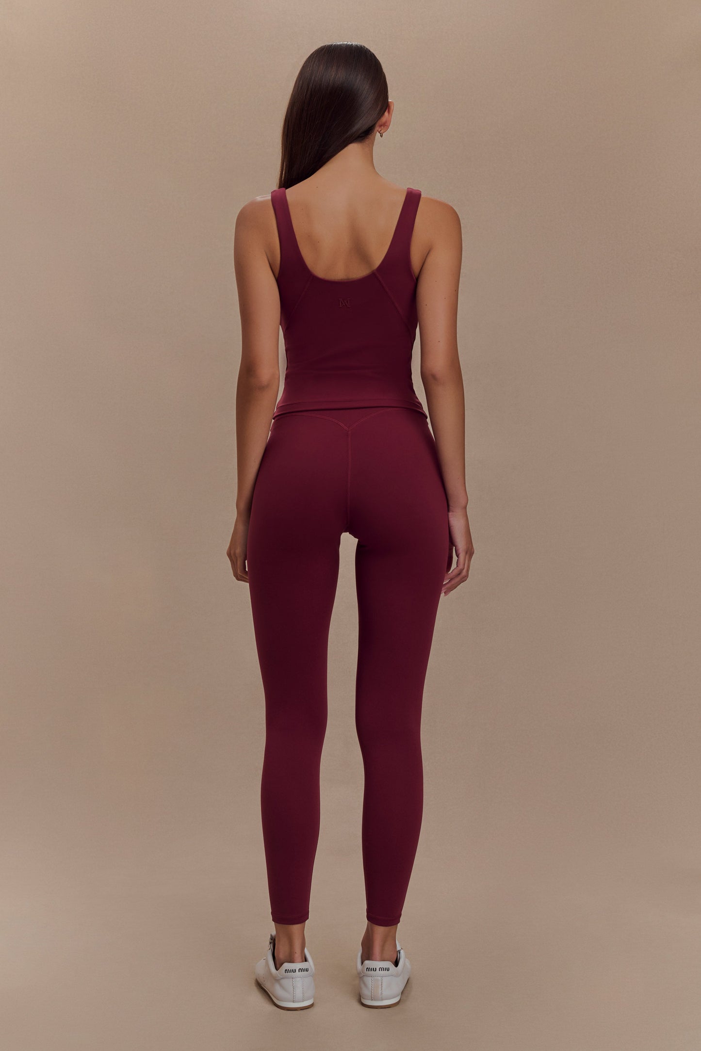 Callie Active Leggings - Burgundy