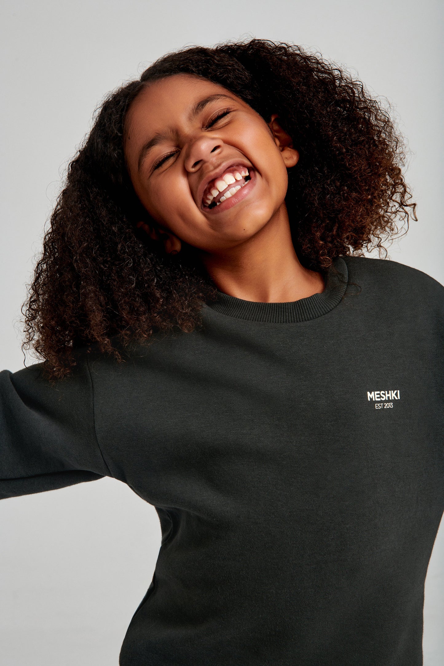 Phoenix Kids Unisex Crewneck Jumper - Dusk Black