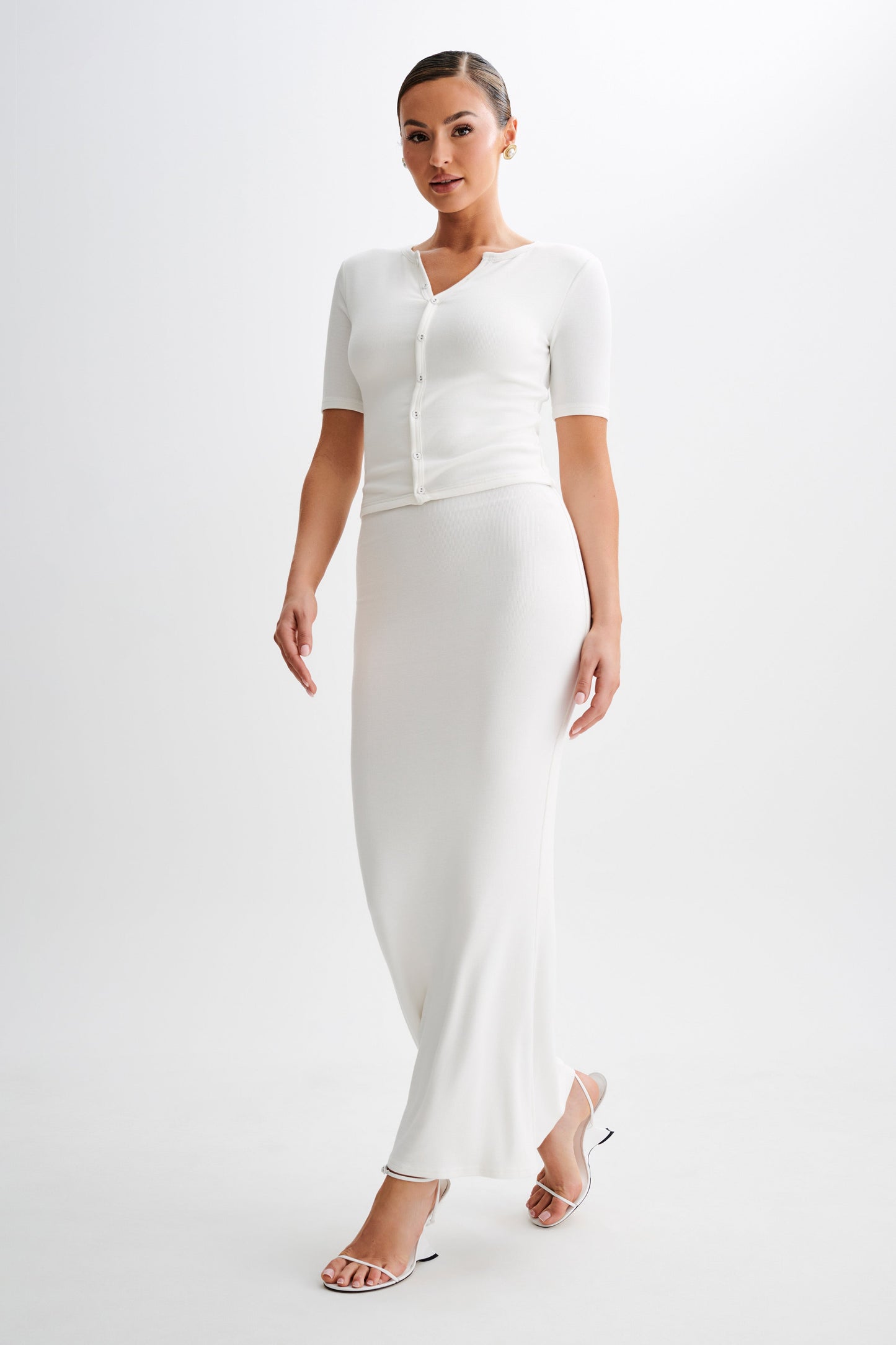 Jonah Modal Maxi Skirt - Ivory