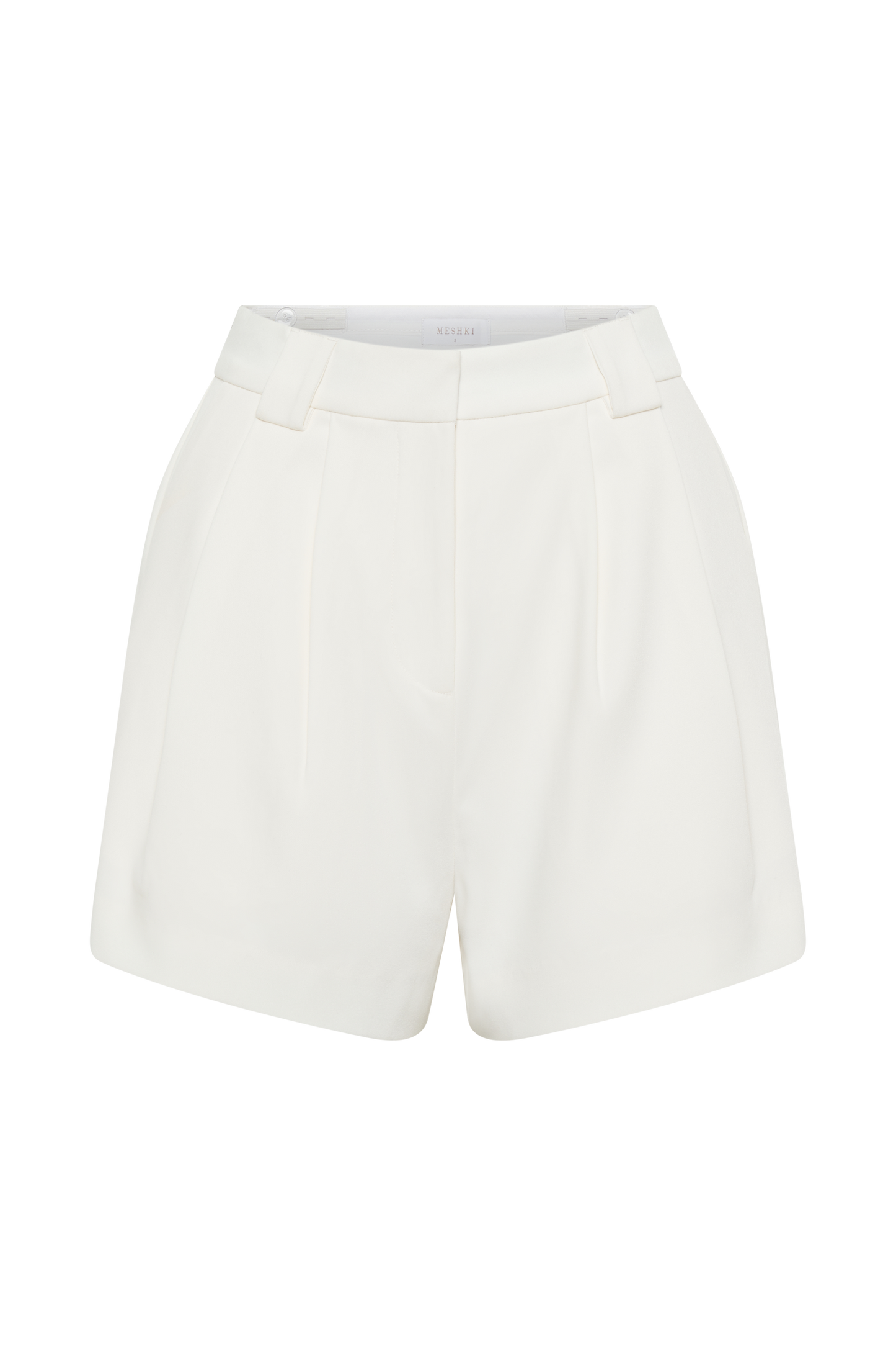 Sigourney Suiting Shorts - Ivory