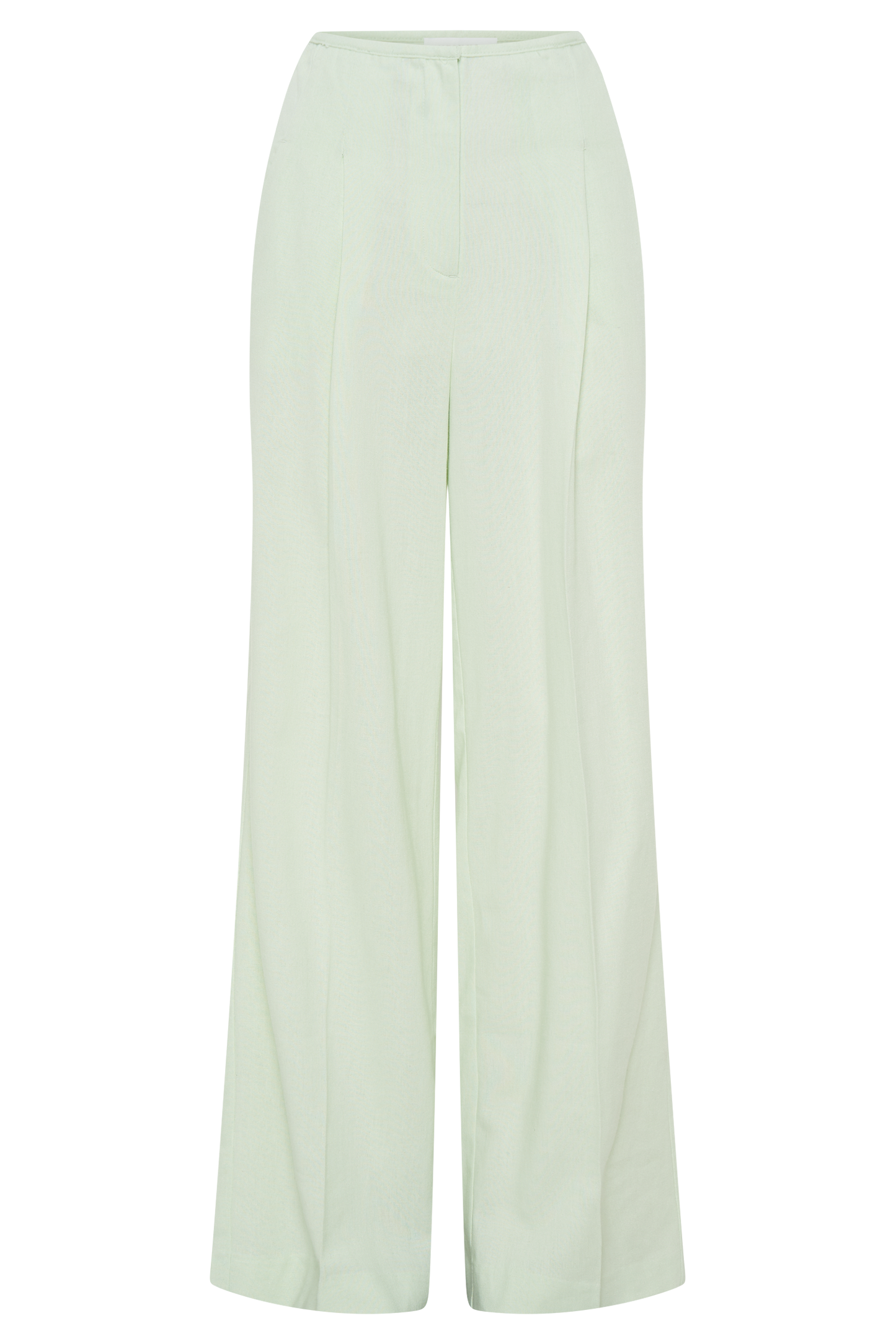 Adrina Straight Leg Linen Pant - Mint