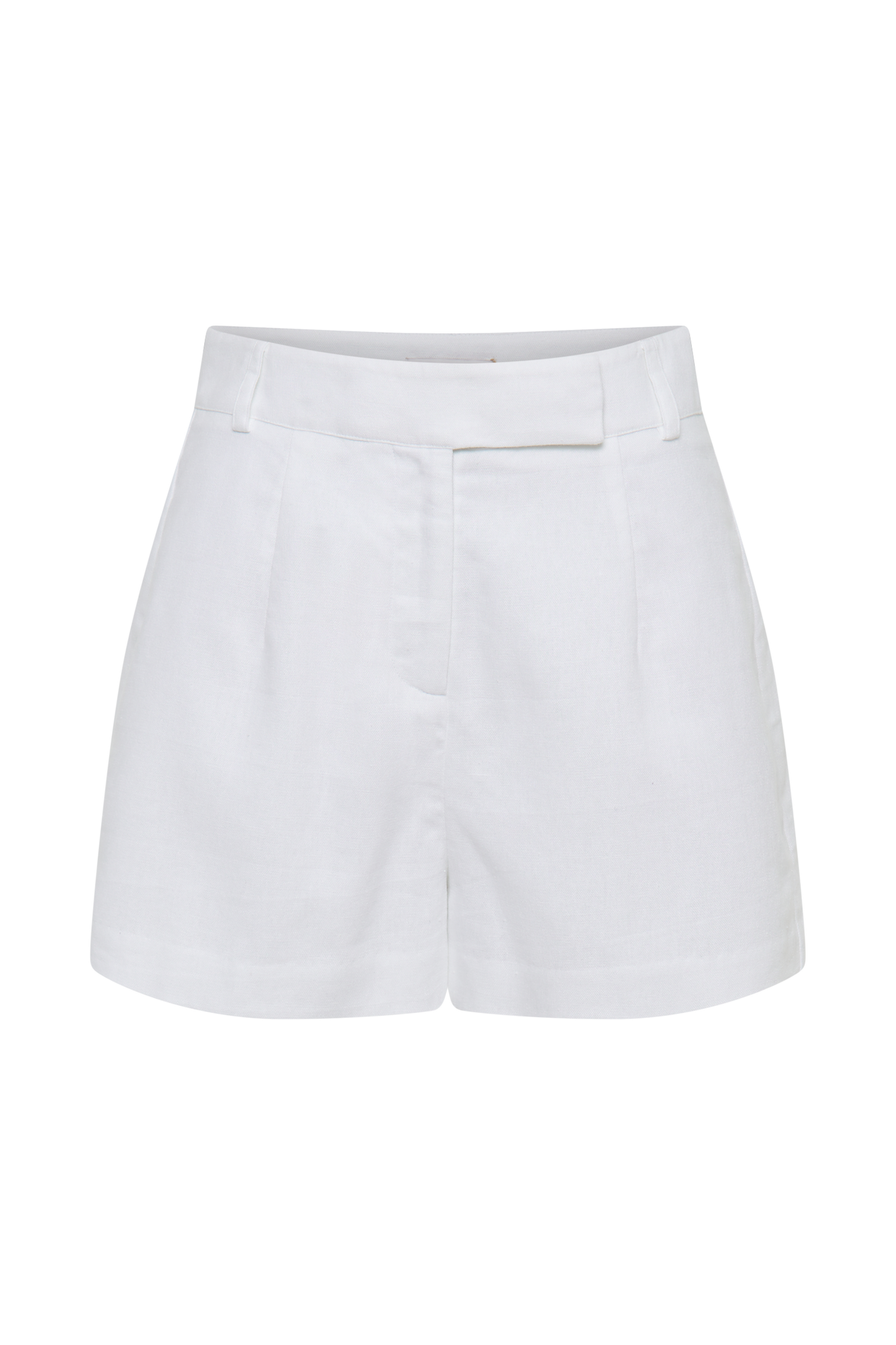 Massima Linen Shorts - White