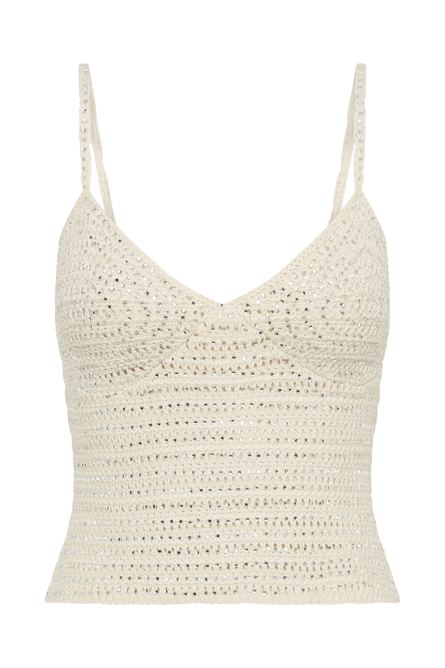 Arwen Embellished Knit Top - Buttercream