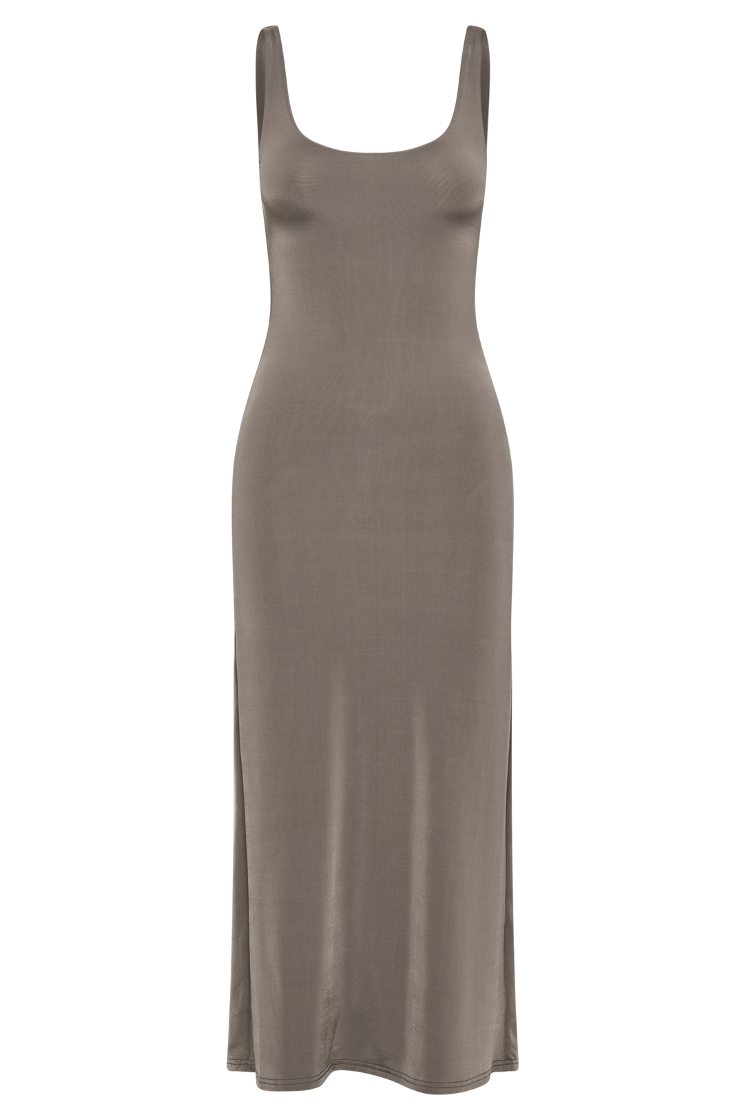 Augustine Slinky Scoop Midi Dress - Coco- MESHKI U.S