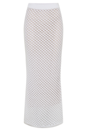 Guiliana Knit Maxi Skirt - Ivory