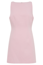 Angela Suiting Mini Dress - Baby Pink