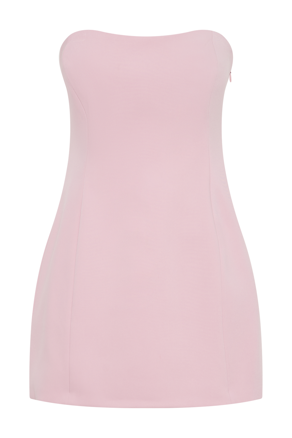 Neeka Strapless Bow Back Mini Dress - Pink