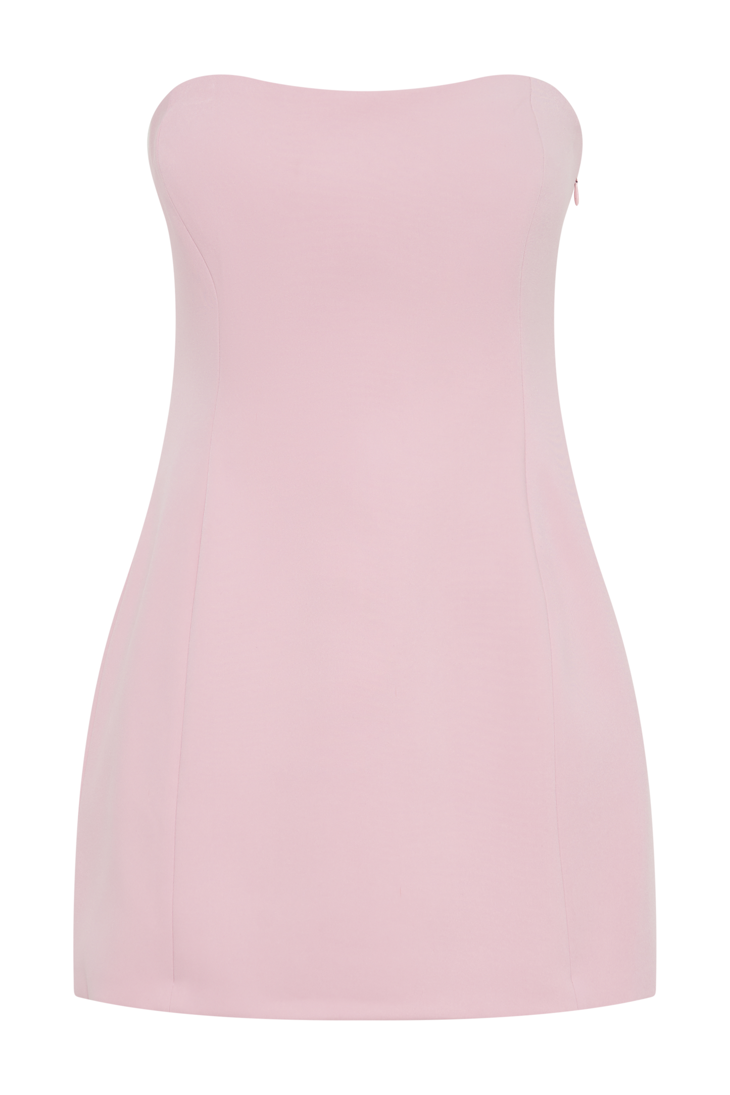 Neeka Strapless Bow Back Mini Dress - Pink