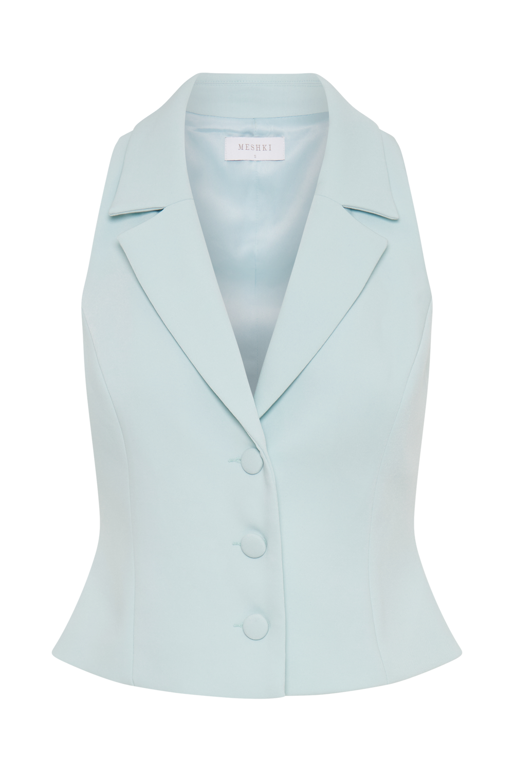 Mura Suiting Vest - Ice Blue