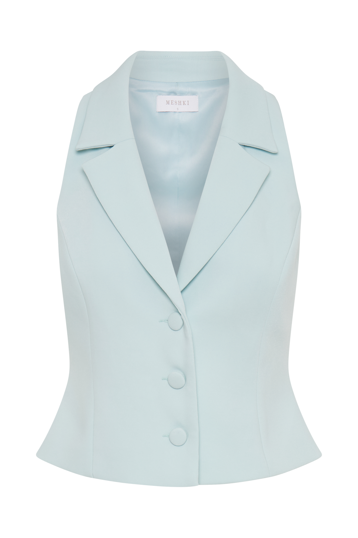 Mura Suiting Vest - Ice Blue