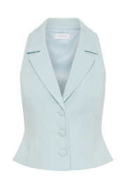 Mura Suiting Vest - Ice Blue