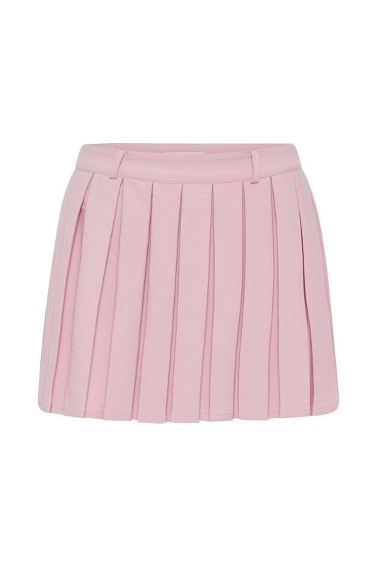 Mura Pleated Mini Skirt - Baby Pink