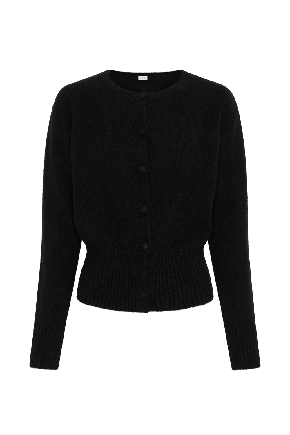 Genevieve Oversized Knit Cardigan - Black