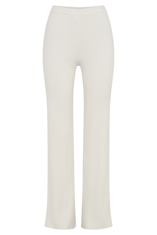 Calypso Knit Trousers - Ivory