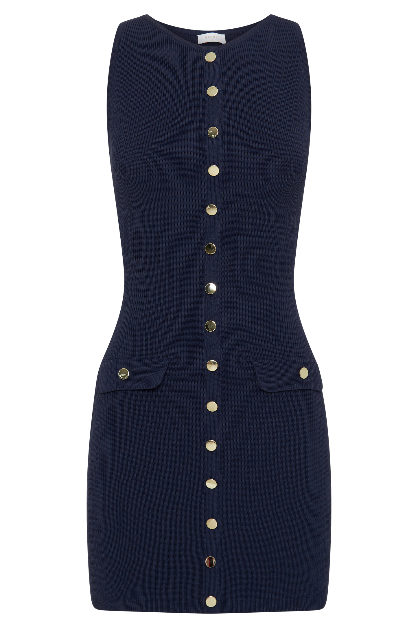 Sawyer Knit Mini Dress - Navy